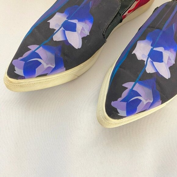 TED BAKER FLORAL POINTED TOE FLATS - 9 - Picture 7 of 8